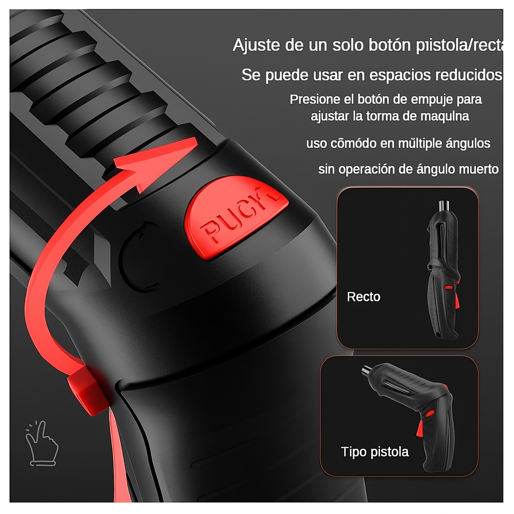 🔩 PowerFix Pro – Destornillador Eléctrico Recargable 45 en 1