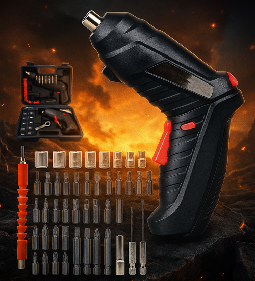 🔩 PowerFix Pro – Destornillador Eléctrico Recargable 45 en 1