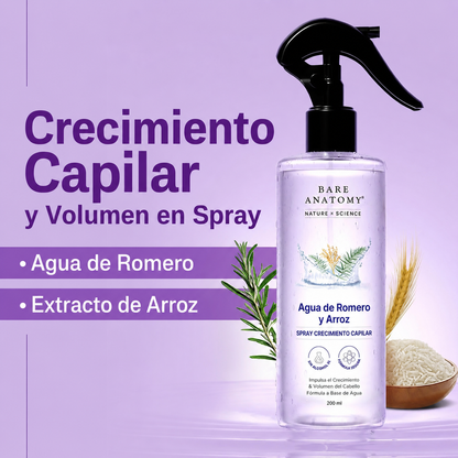 VITALIS — Spray Fortalecedor de Romero y Agua de Arroz