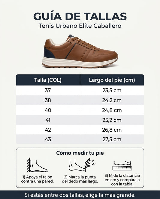 Tenis Urbano Elite Caballero