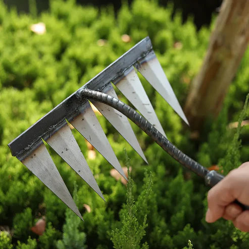 PRONGSPRO: Rastrillo Cultivador de Jardín 5 Garras