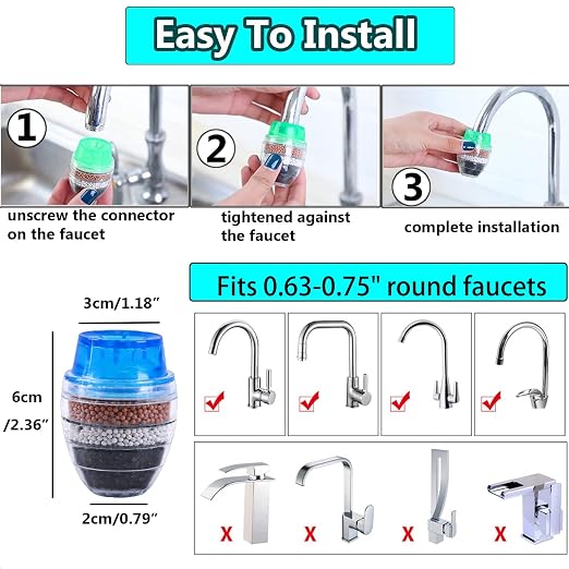 cómo instalar el filtro purificador de agua en el grifo