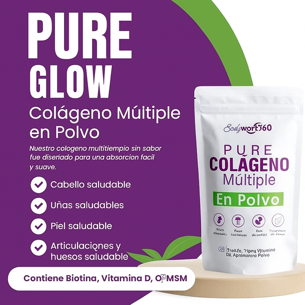 Multi-Colágeno Peptides Pack x2 — Potencia tu belleza y articulaciones, concentración natural