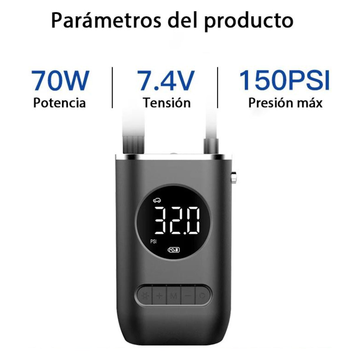 💨 PowerAir™ Recargable – Inflado Instantáneo en Cualquier Lugar
