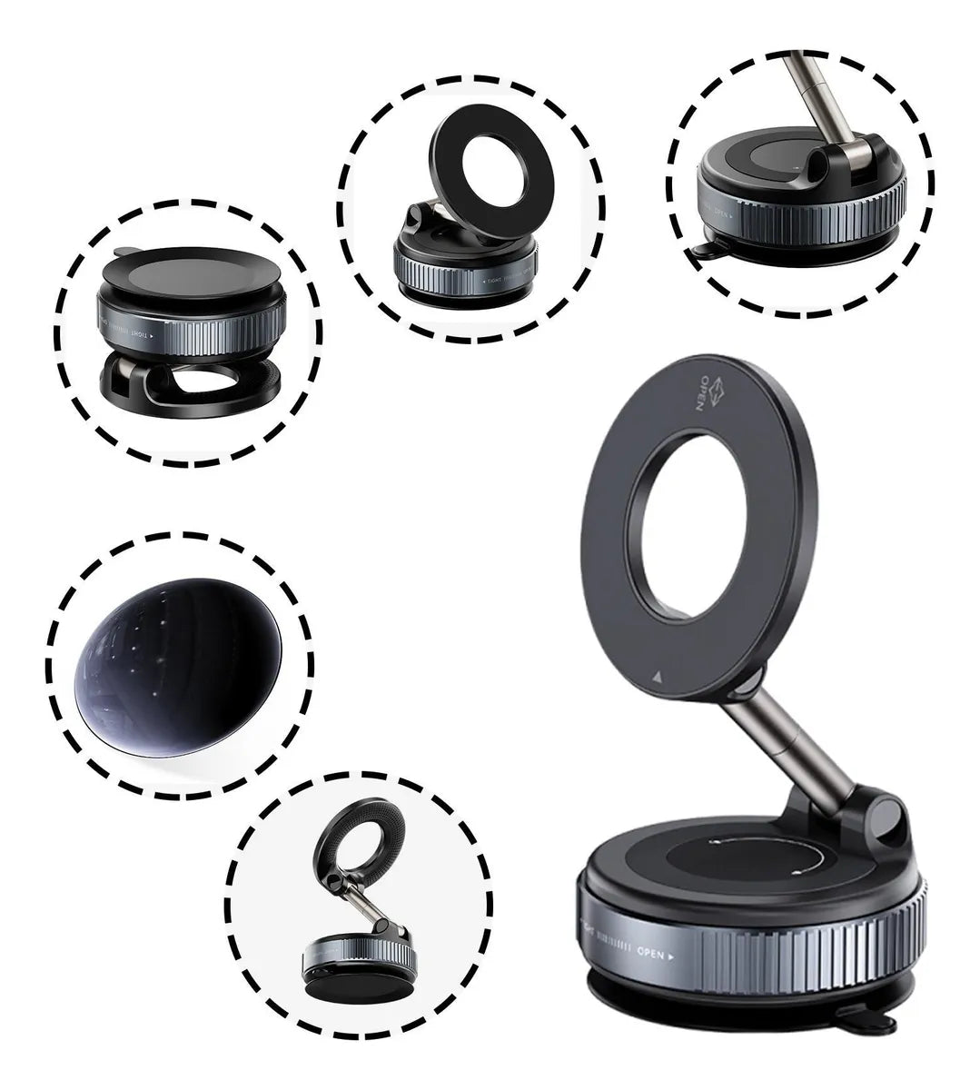 MAGLUX™ – Soporte magnético con estilo de lujo