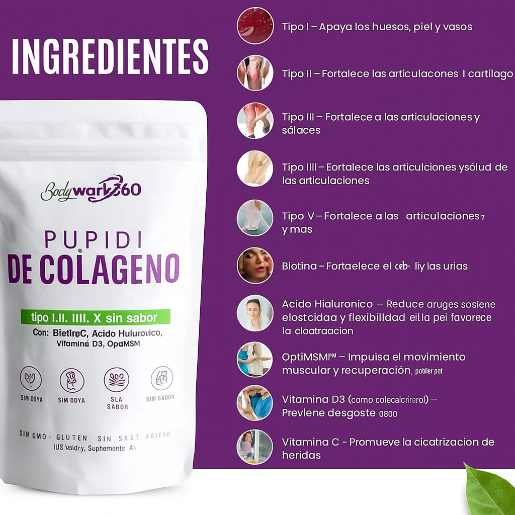 Multi-Colágeno Peptides Pack x2 — Potencia tu belleza y articulaciones, concentración natural