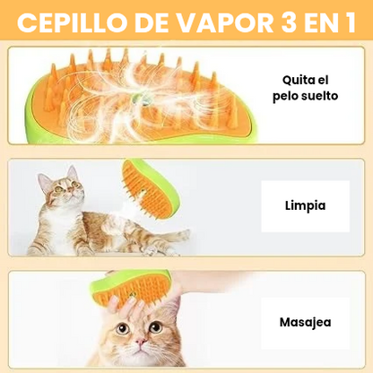 El spa relajante para tu mascota - Cepillo 3 en 1