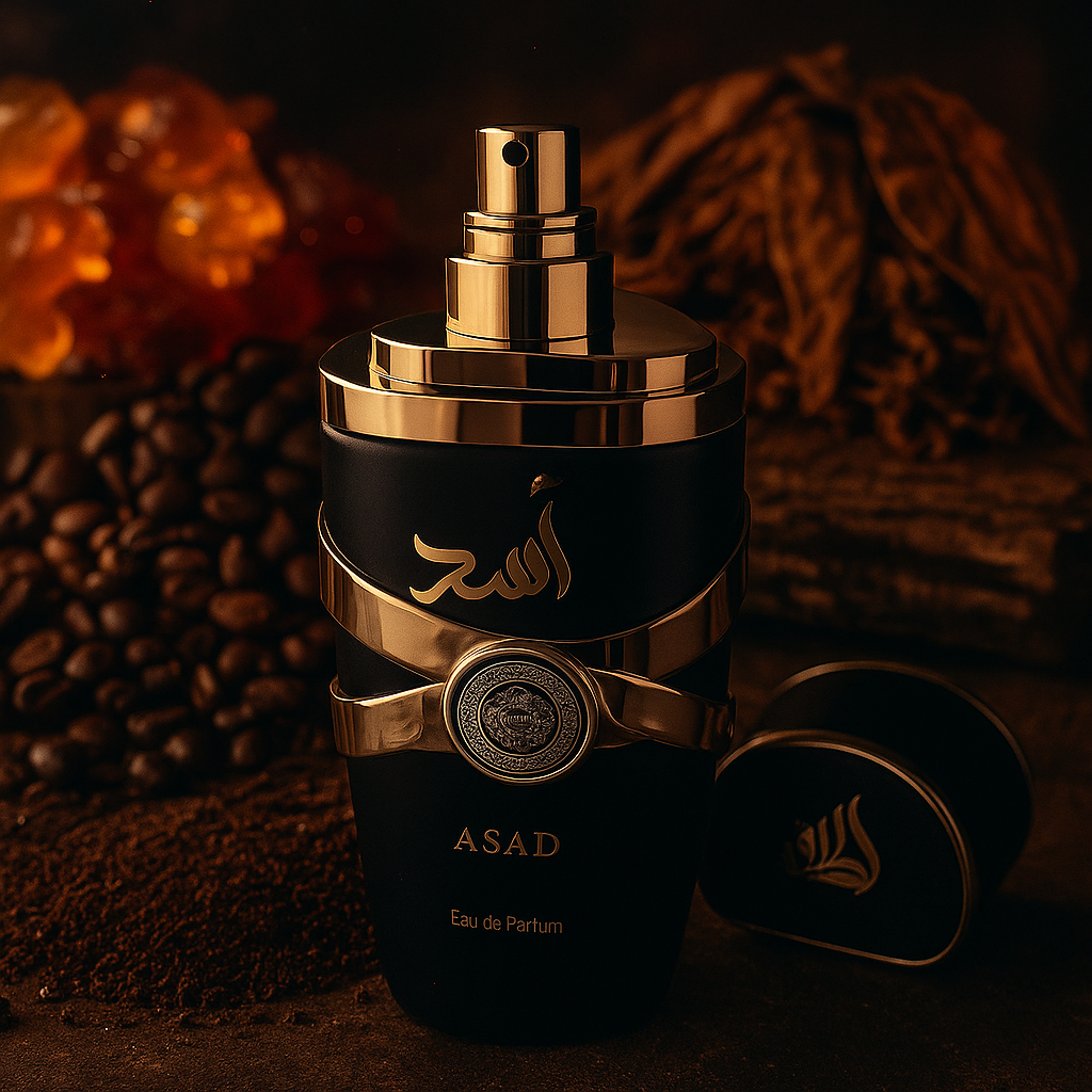 👑🦁 Asad Prestige – Perfume original de alto nivel, refinado y distinguido.
