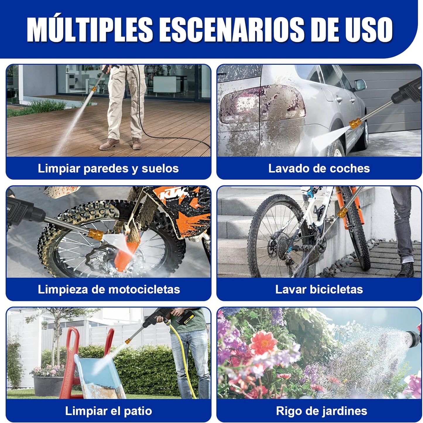 💦🚗 PowerWash Pro®: Limpieza Potente Donde Quieras
