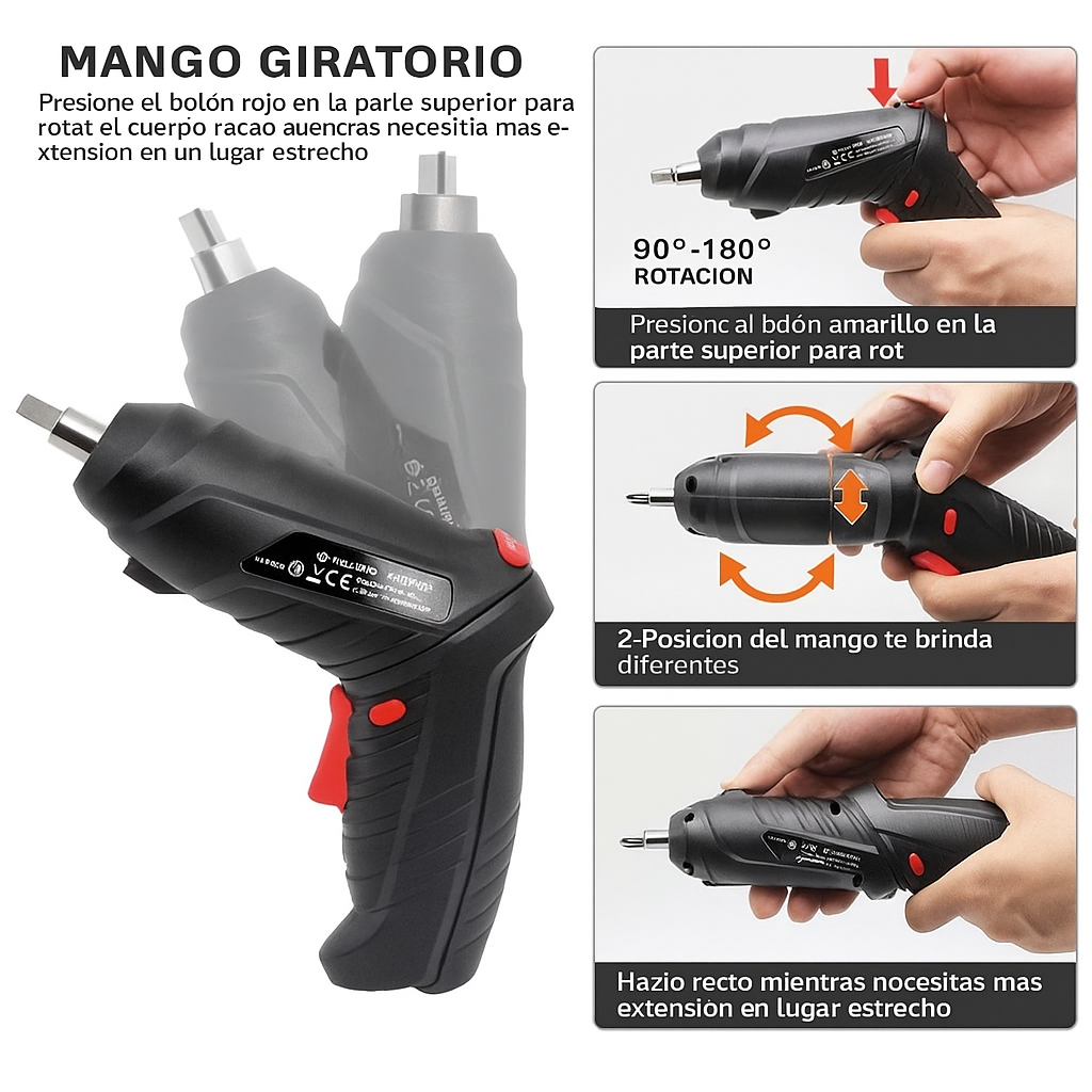 🔩 PowerFix Pro – Destornillador Eléctrico Recargable 45 en 1