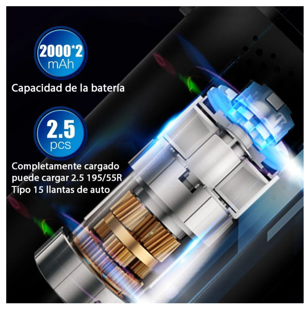 💨 PowerAir™ Recargable – Inflado Instantáneo en Cualquier Lugar